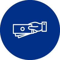 Imagen de mano entregando dinero