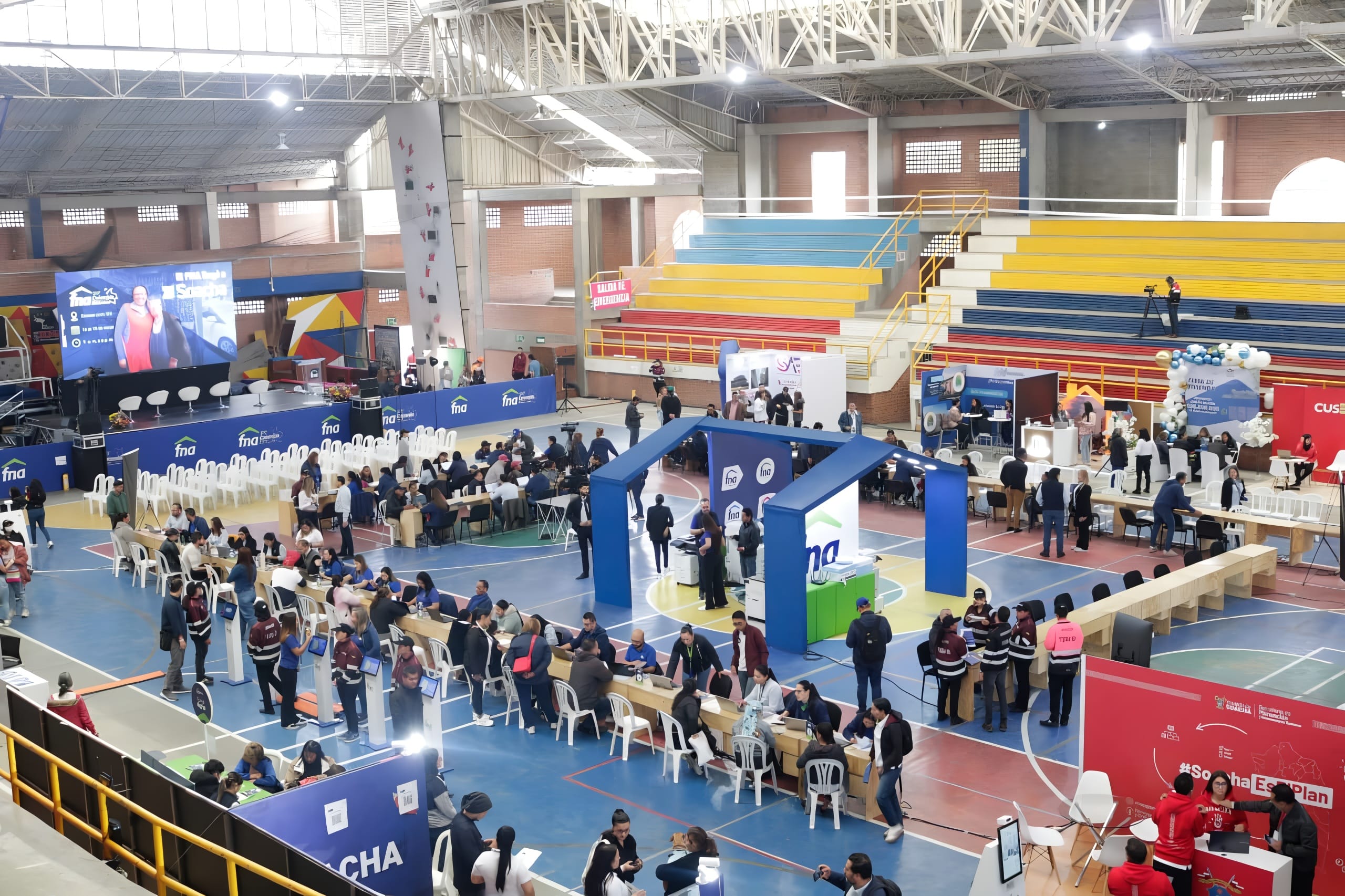 Fotografía tomada de la feria FNA por Colombia