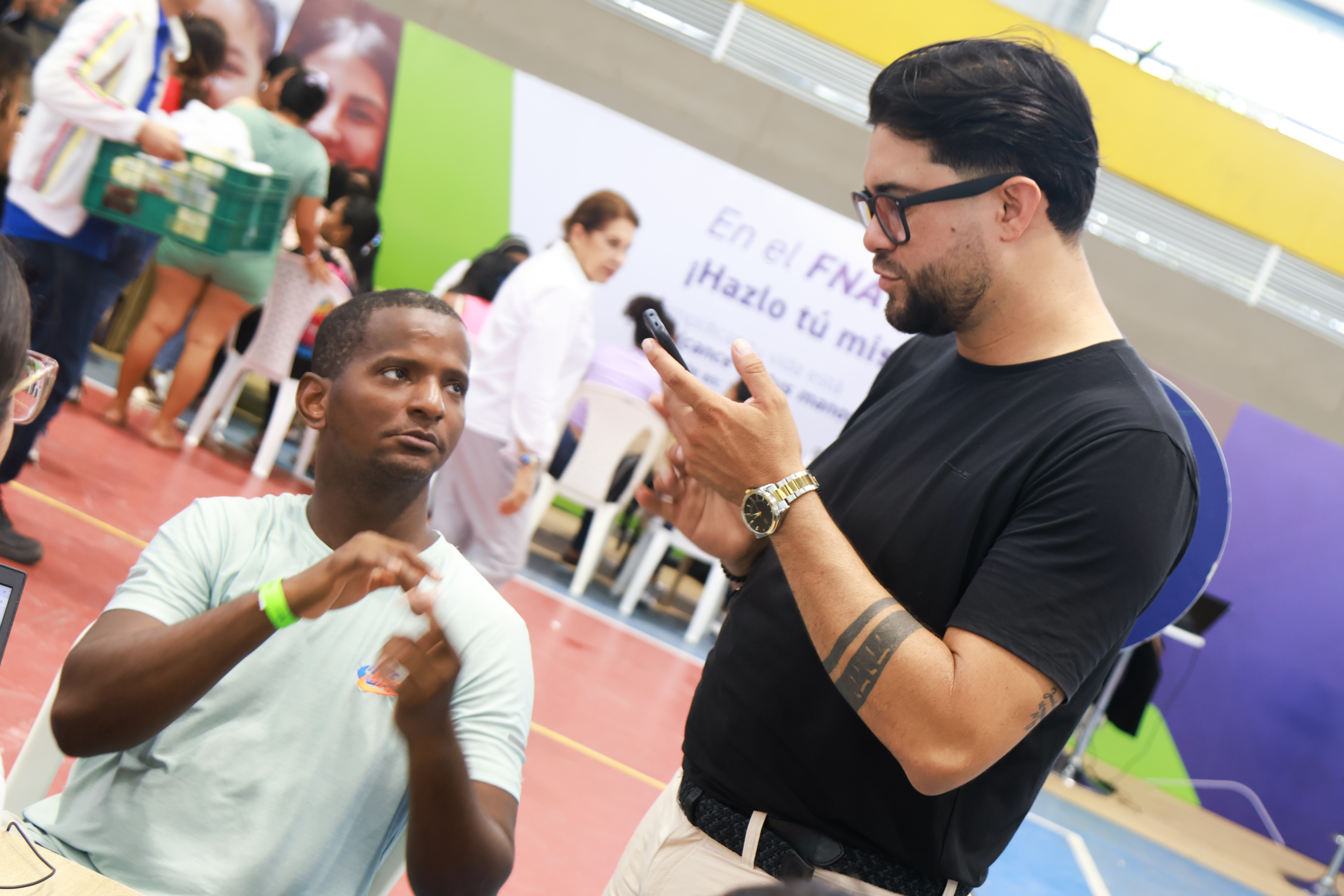 Fotografía tomada de la feria FNA por Colombia