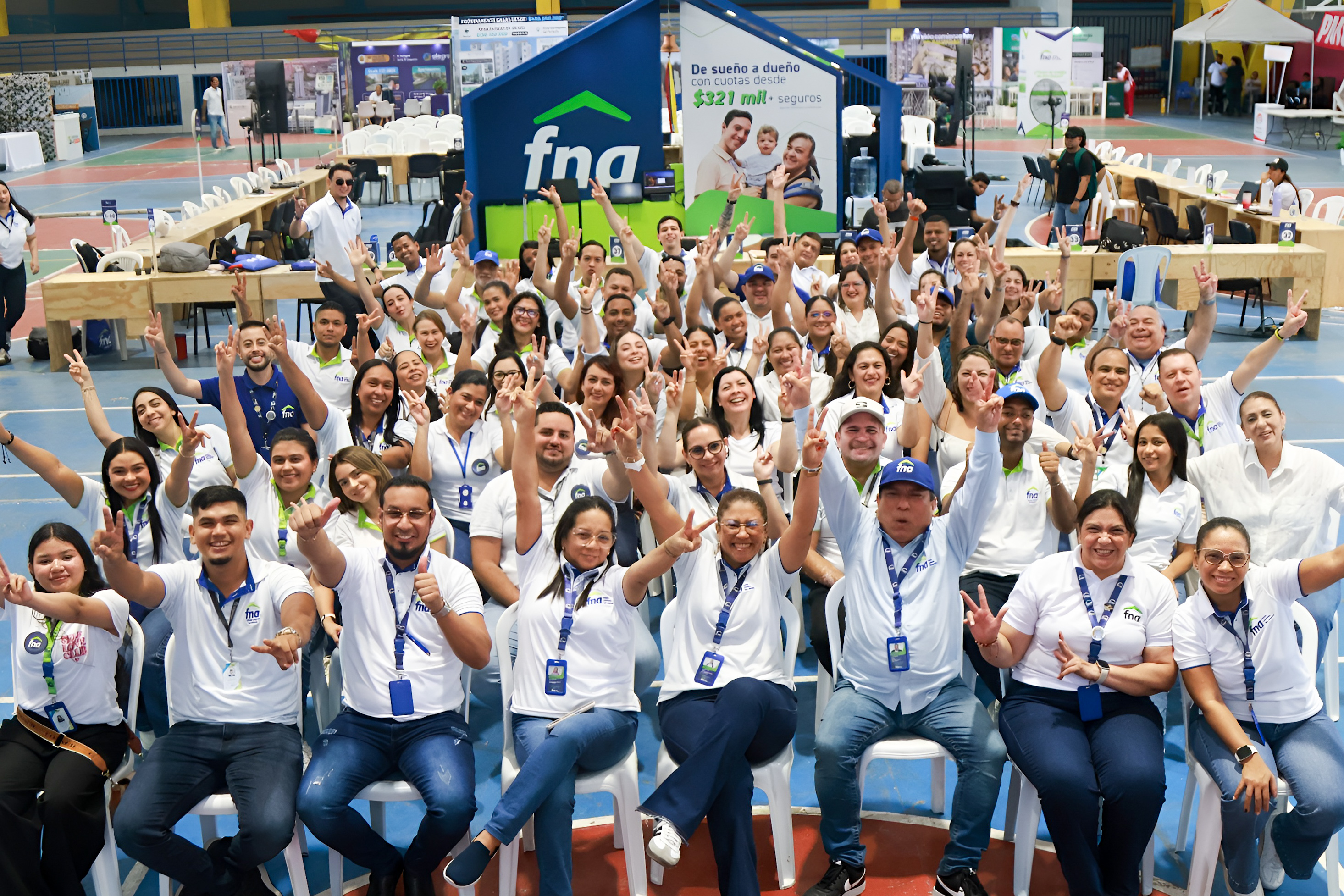 Fotografía tomada de la feria FNA por Colombia