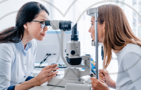 Ilustración de óptica colombiana