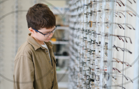 Ilustración de óptica colombiana