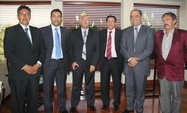 Reunión del Presidente del FNA con los alcaldes de Sesquilé, Suesca y Guasca 