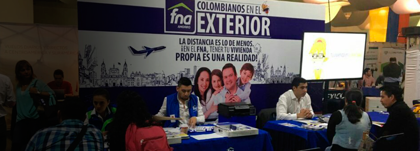 Colombianos se vinculan al FNA en feria de servicios realizada en México 