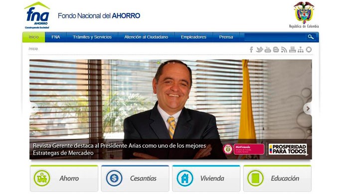 : En el Canal Uno el Presidente del FNA hará la presentación oficial de la nueva página web del FNA