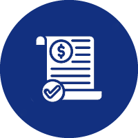 Icono estudio de credito aprobado