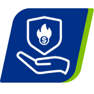 Icono seguro de incendio